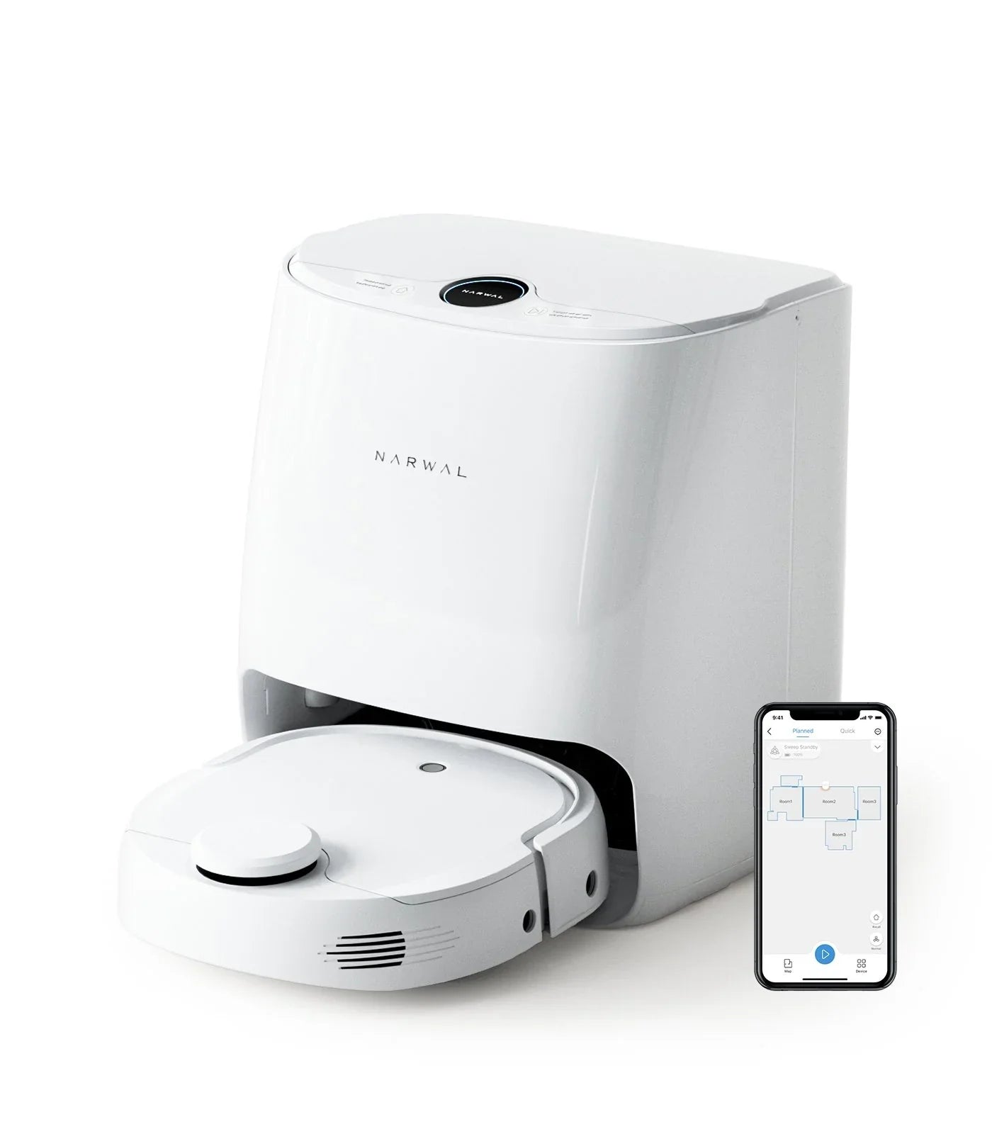 Narwal T10, 4-in-1 Robot Vacuum and Mop Cleaner With Automatic Mop Cleaning Station