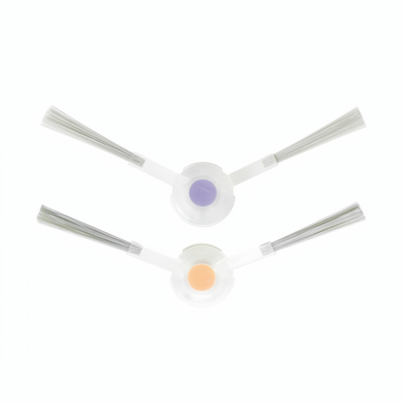 Side brush replacement for Freo X Ultra and Freo X Plus robot vacuum - 4 pack white bristles